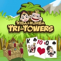 Kiba & Kumba Tri Towers Solitaire Play